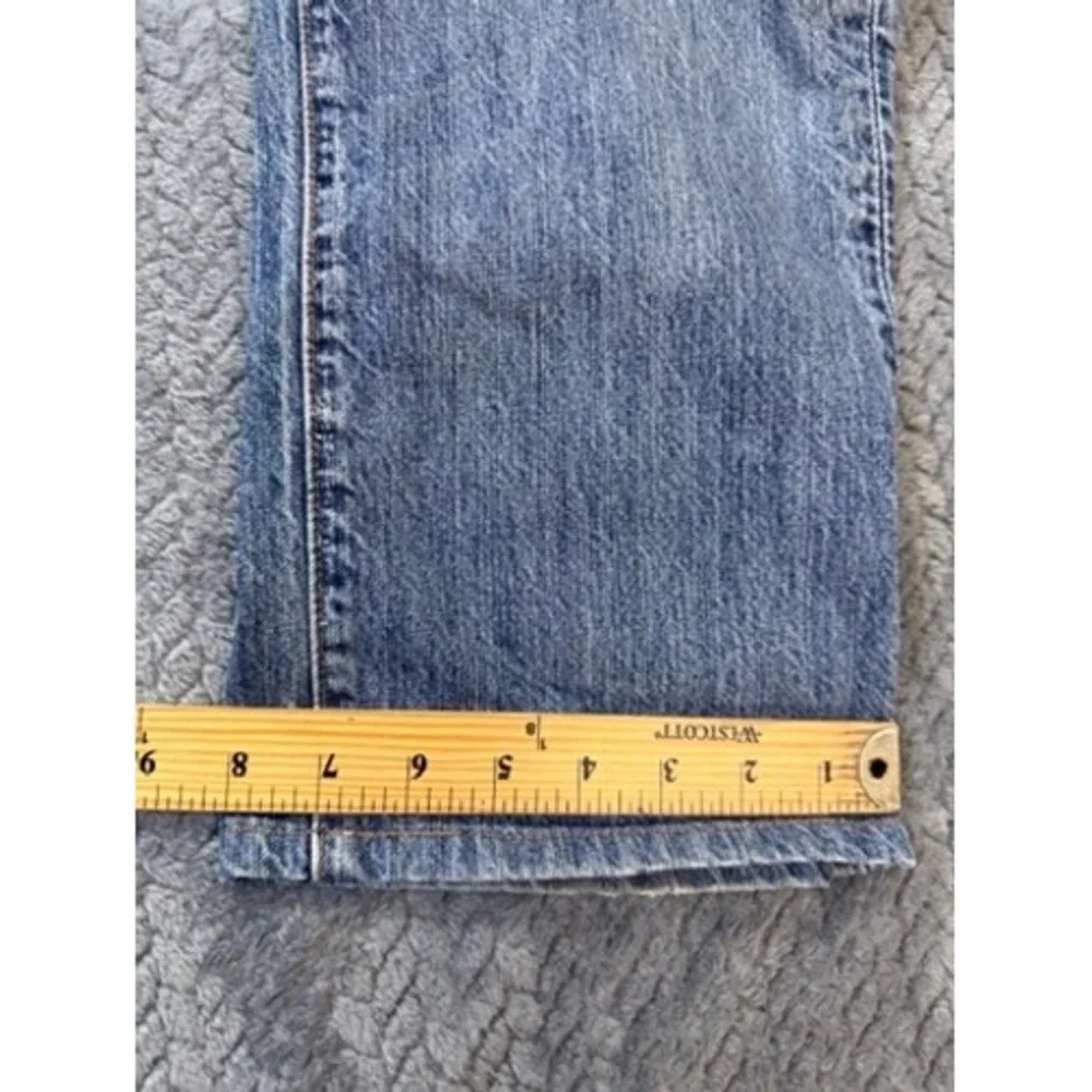 Polo Ralph Lauren Jeans Men 40x25 Blue Straight 018 Button Fly‎ Med Wash Denim